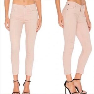CITIZEN OF HUMANITY WOMAN’S ROCKET CROP HIGH RISE SKINNY JEAN LIGHT PINK SZ 27